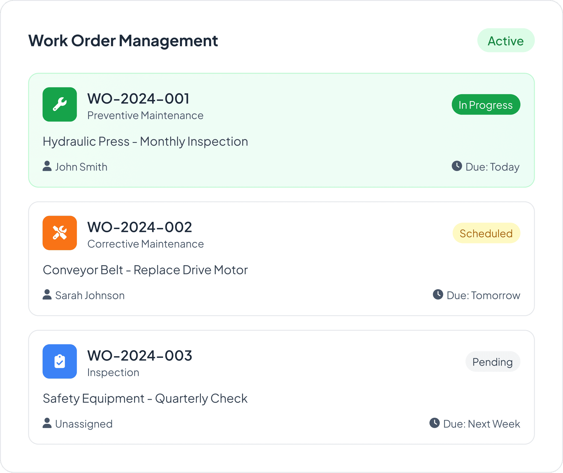 Maintenance Management System