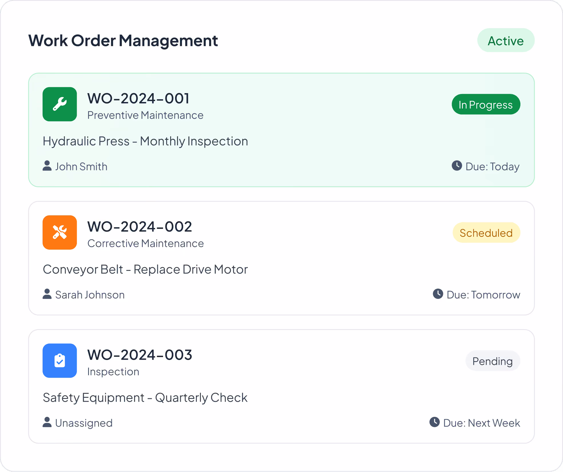 Maintenance Management System